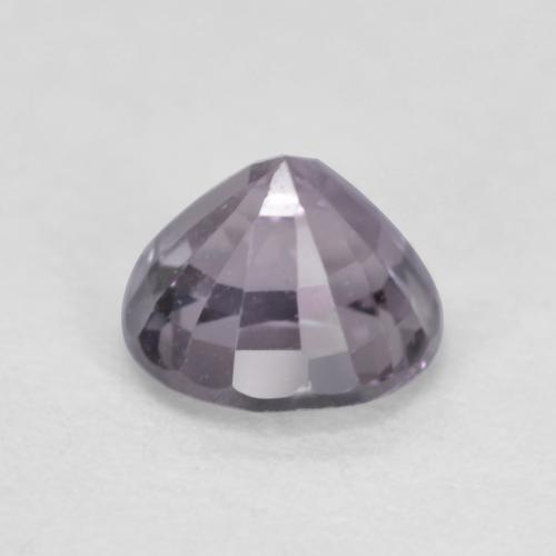 Espinela gris natural de 0,62 ct, corte redondo, VS