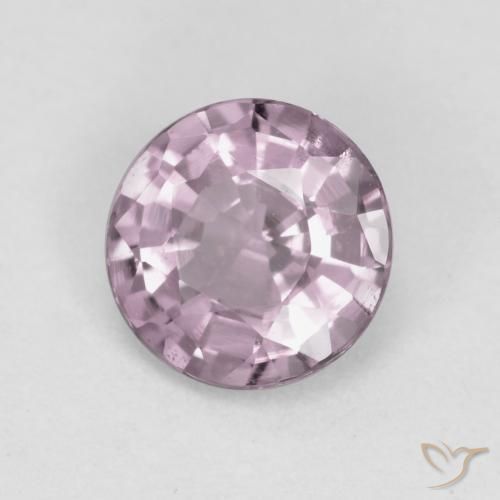 Espinela Púrpura muy claro natural de 0.50 ct, Redondo, VS