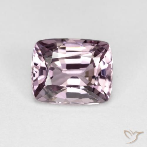 1.57ct Natural Púrpura claro espinela, Forma Cojín, VVS-VS
