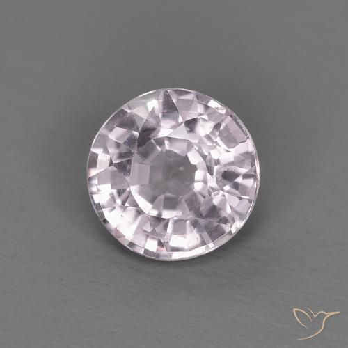 Espinela Violeta grisáceo natural de 0.57 ct, Redondo, VS