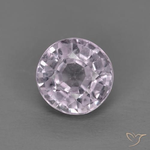 0.68ct Natural Violeta muy claro espinela, Redondo, VS