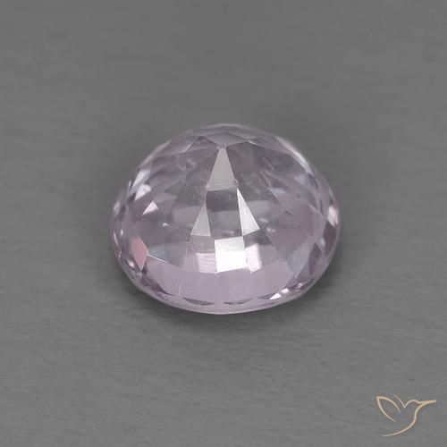Espinela Violeta muy claro natural de 0.68 ct, Redondo, VS