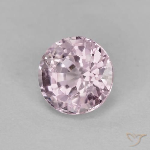 Espinela Púrpura claro medio natural de 0.65 ct, Redondo, VS