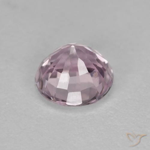 Espinela Púrpura claro medio natural de 0.65 ct, Redondo, VS