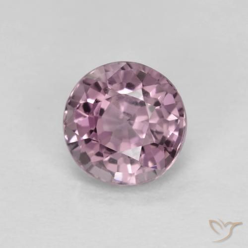 Espinela Púrpura medio natural de 0.68 ct, Corte Redondo, VVS-VS