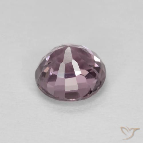 Espinela Púrpura medio natural de 0.68 ct, Corte Redondo, VVS-VS
