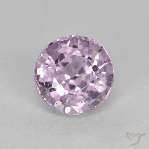 0.62ct Natural Rosado claro espinela, Redondo, VS