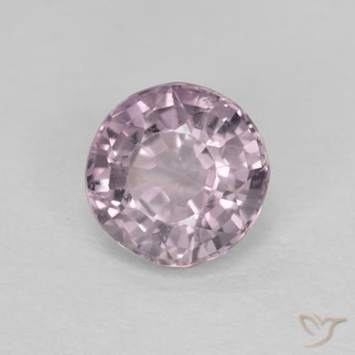 Espinela Violeta grisáceo natural de 0.60 ct, Redondo, VVS-VS