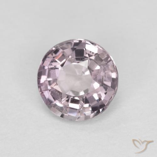 Espinela Violeta claro natural de 0.58 ct, Redondo, VVS-VS
