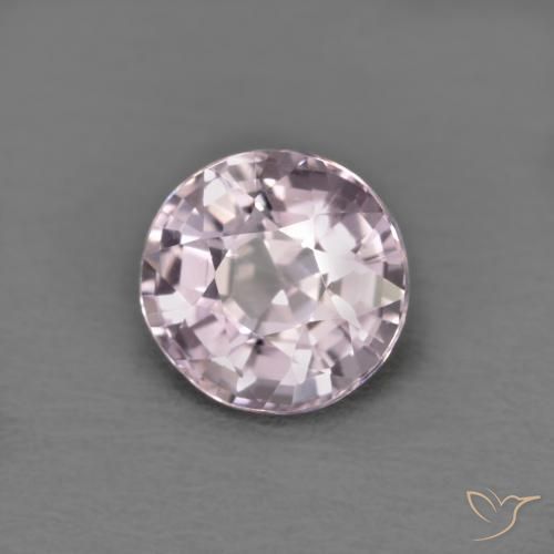 Espinela Púrpura medio natural de 0.58 ct, Redondo, VVS-VS