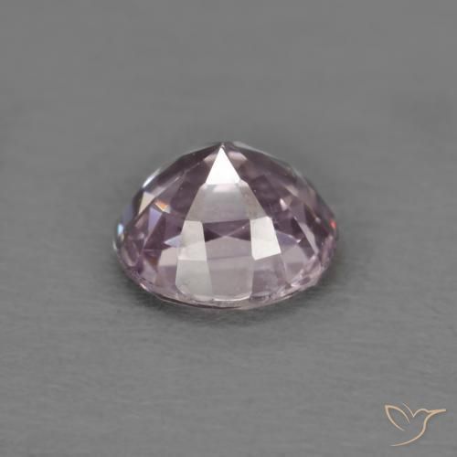 Espinela Púrpura medio natural de 0.58 ct, Redondo, VVS-VS