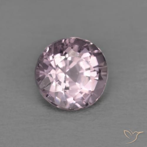 Espinela Púrpura grisáceo claro natural de 0.55 ct, Redondo, VVS-VS