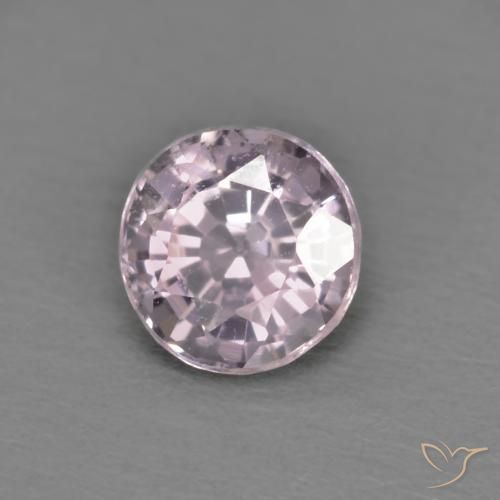Espinela Púrpura muy claro natural de 0.55 ct, Redondo, VVS-VS