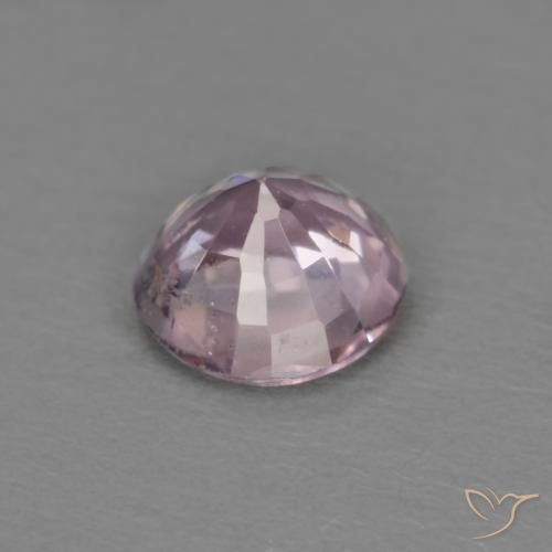 Espinela Púrpura muy claro natural de 0.55 ct, Redondo, VVS-VS
