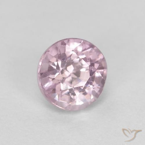 Espinela Púrpura muy claro natural de 0.55 ct, Redondo, VS