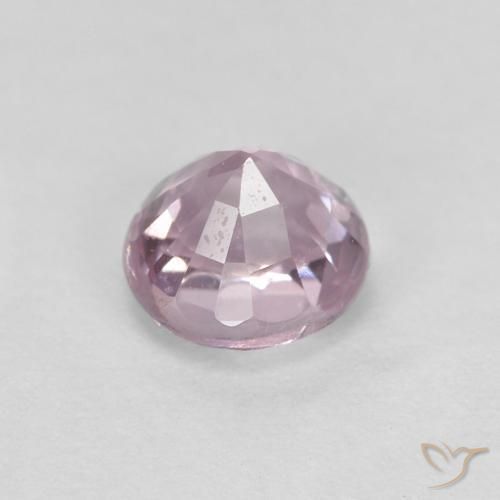 Espinela Púrpura muy claro natural de 0.55 ct, Redondo, VS