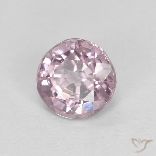 Espinela Púrpura muy claro natural de 0.53 ct, Redondo, VS