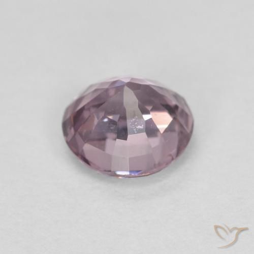 Espinela Púrpura muy claro natural de 0.53 ct, Redondo, VS