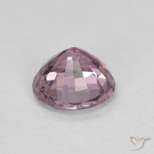 Espinela Lavanda natural de 0.56 ct, Redondo, VS