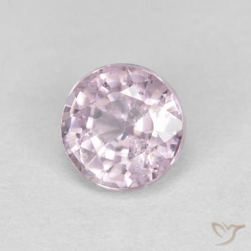 Espinela Púrpura muy claro natural de 0.59 ct, Redondo, VS