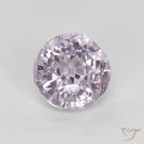 0.63ct Natural Violeta grisáceo espinela, Redondo, VS