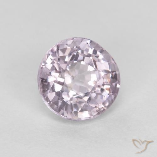 Espinela Violeta grisáceo natural de 0.63 ct, Redondo, VS