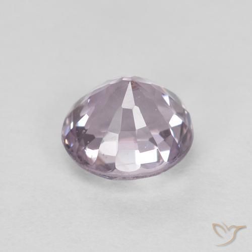 Espinela Violeta grisáceo natural de 0.63 ct, Redondo, VS