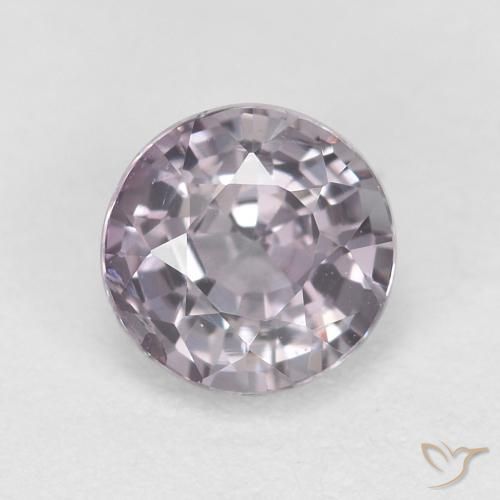 0.68ct Natural Violeta claro espinela, Redondo, VVS-VS