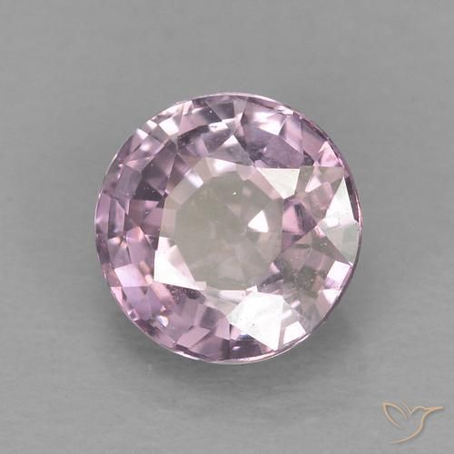Espinela Púrpura medio natural de 0.60 ct, Redondo, VVS-VS