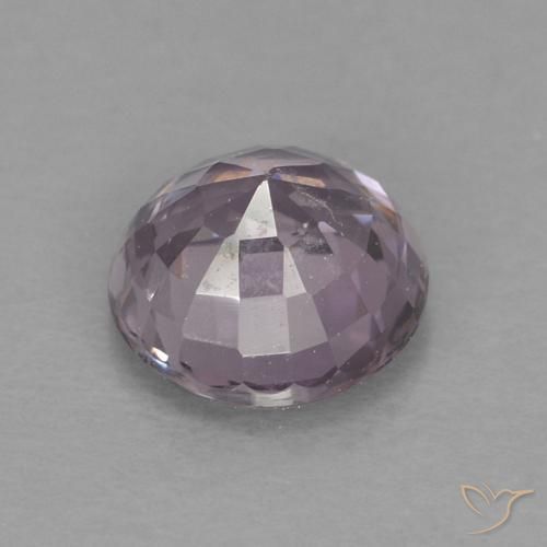 Espinela Púrpura medio natural de 0.60 ct, Redondo, VVS-VS