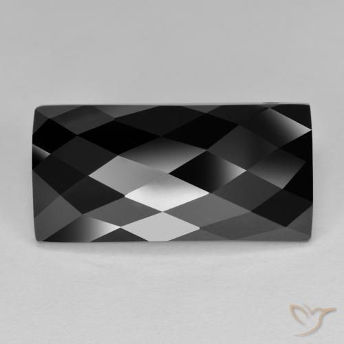 13.35ct Natural Negro Espinela, Corte Baguette, Opaco