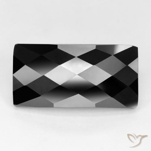 13.46ct Natural Negro Espinela, Corte Baguette, Opaco