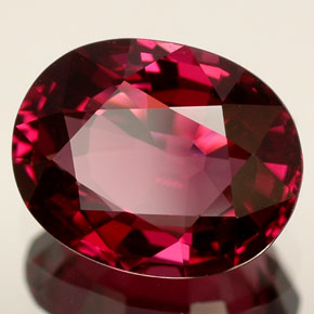 Espinela rojo natural de 3,30 ct, corte óvalo, VVS