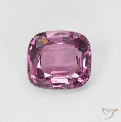 1.73ct Natural Púrpura ciruela Espinela, Forma Cojín, VVS-VS, Photo A