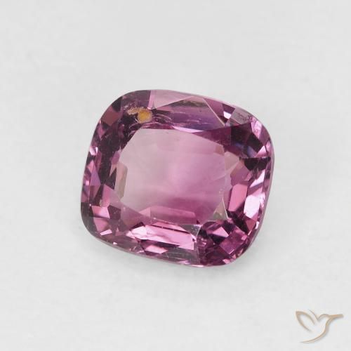 Espinela Púrpura ciruela natural de 1.73 ct, Forma Cojín, VVS-VS