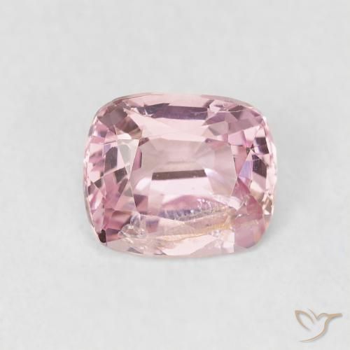 0.95ct Natural Rosado claro espinela, Forma Cojín, VS-SI, Photo A