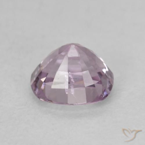 Espinela Violeta grisáceo natural de 0.65 ct, Forma Cojín, VS