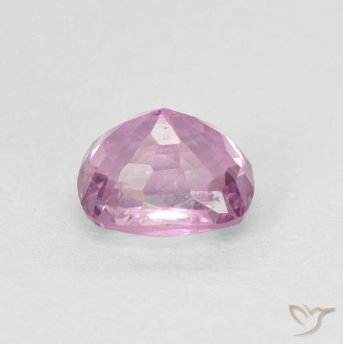 Espinela Rosado bubblegum claro natural de 0.46 ct, Forma Cojín, VVS