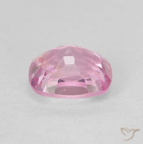 Espinela Rosado Bubblegum natural de 0.59 ct, Corte Cojín, VS