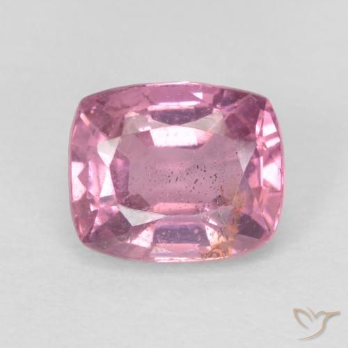 0.71ct Natural Rosado medio espinela, Forma Cojín, VVS-VS