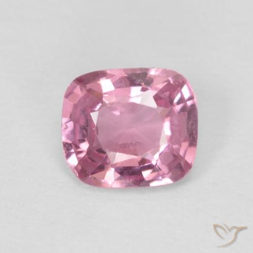 0.42ct Natural Rosado Bubblegum Espinela, Forma Cojín, VVS