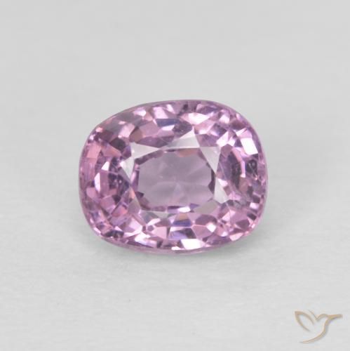 0.56ct Natural Rosado púrpura espinela, Forma Cojín, VS, Photo A
