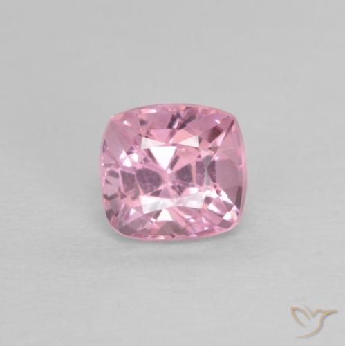 0.40ct Natural Rosado muy claro espinela, Forma Cojín, VVS-VS