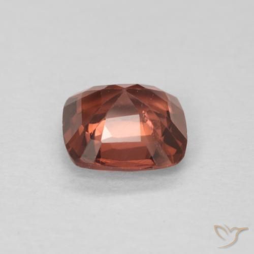 Espinela Rojo baya intenso natural de 0.51 ct, Forma Cojín, VVS