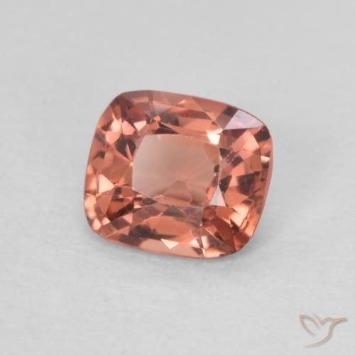 Espinela Naranja rojizo natural de 0.55 ct, Forma Cojín, VVS-VS