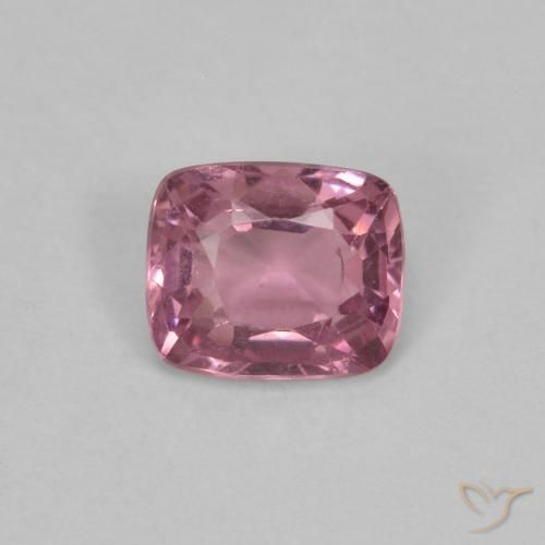 0.45ct Natural Púrpura medio Espinela, Forma Cojín, VVS-VS