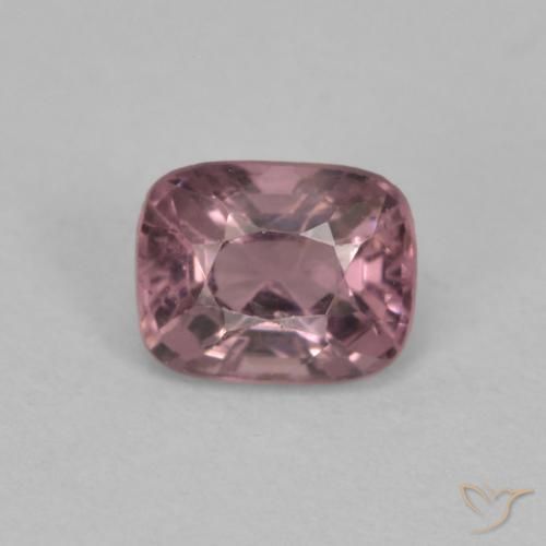 0.54ct Natural Gris ciruela espinela, Forma Cojín, VVS-VS