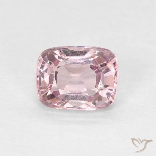 0.56ct Natural Rosado claro espinela, Forma Cojín, VS
