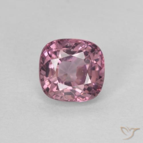 0.58ct Natural Púrpura medio Espinela, Forma Cojín, VVS-VS, Photo A