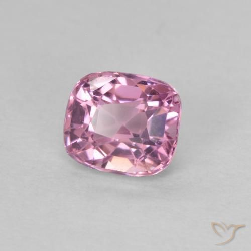 Espinela Medium Light-Pink natural de 0.59 ct, Forma Cojín, VVS-VS